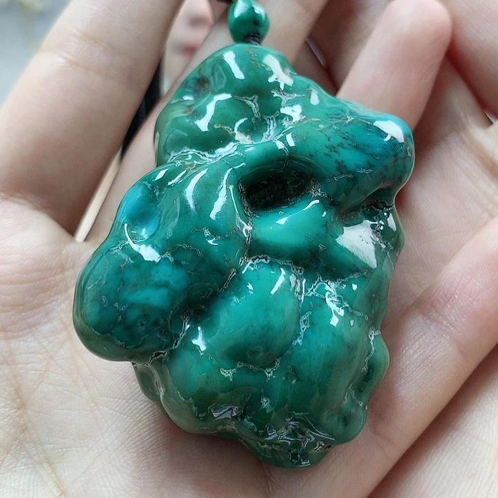 未镶嵌绿松石珠宝奇石天****地