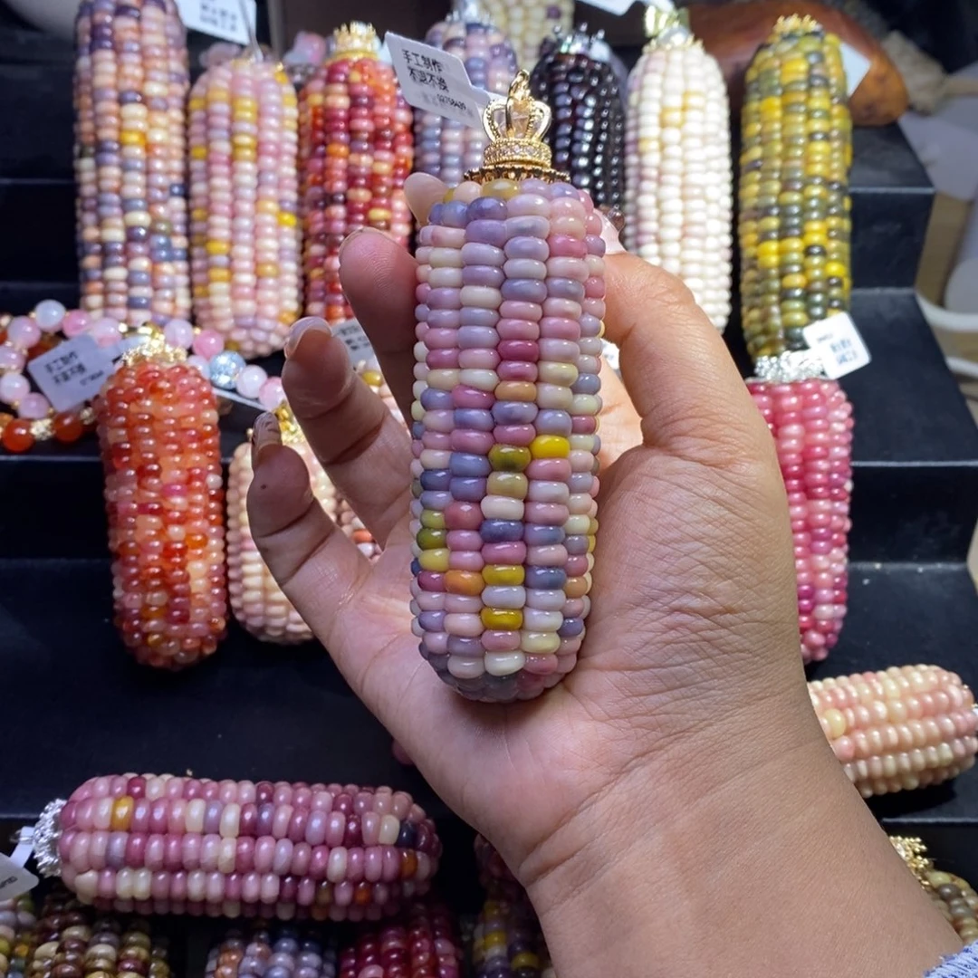 玉_**_文玩玉米高货马卡龙