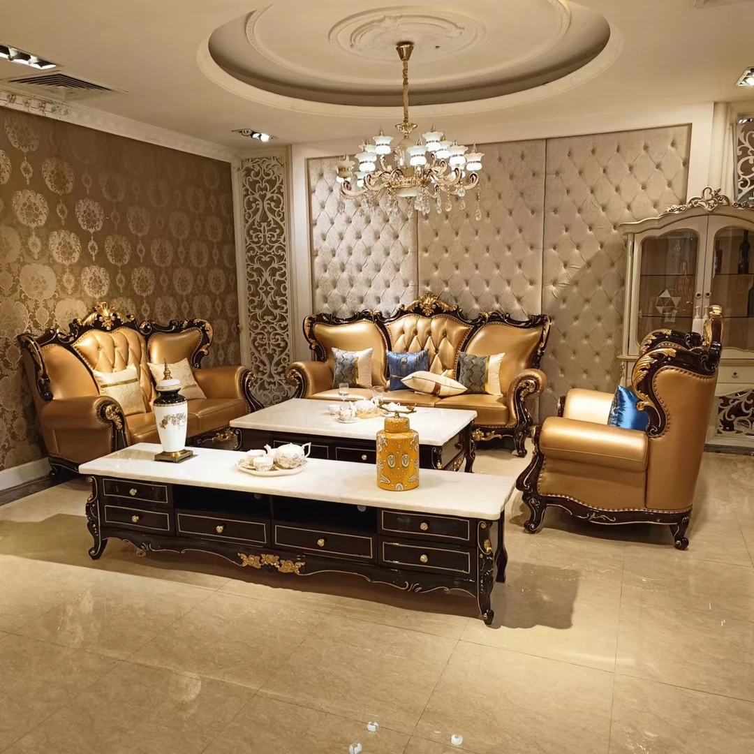 真皮沙发1+2+3单110*100*130双178*100*130三240*100*133别墅