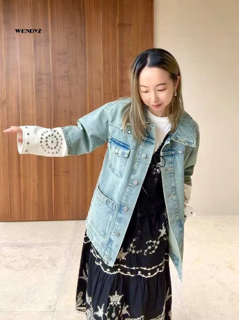 SEA NEW YORK 白色袖口牛仔服