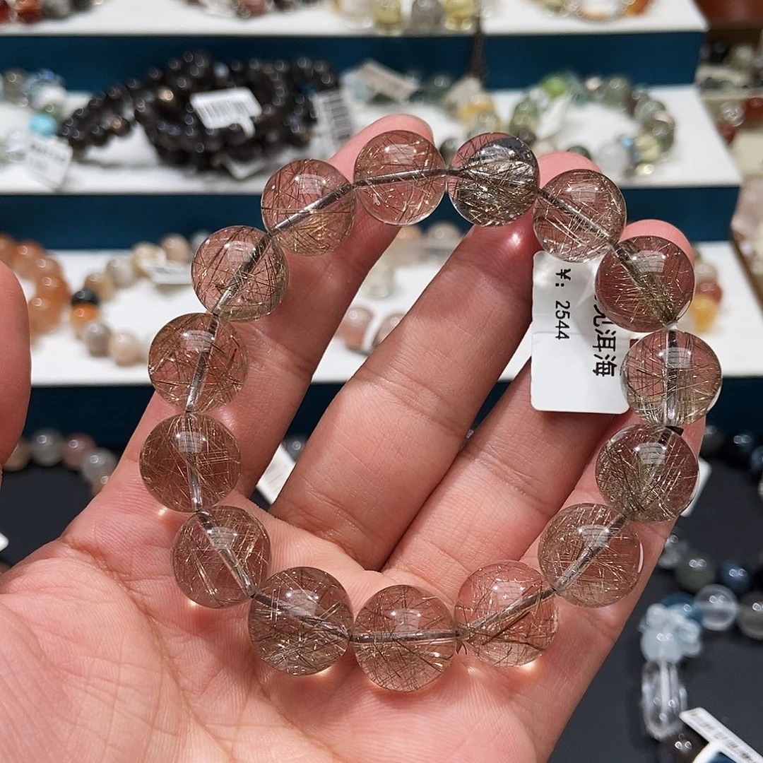水晶手链未镶嵌水晶14.5
