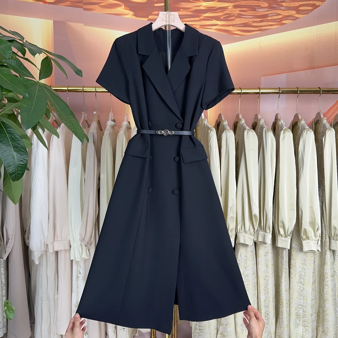 【RG1298】2025年春装新款时尚气质百搭减龄显瘦小众女装连衣裙