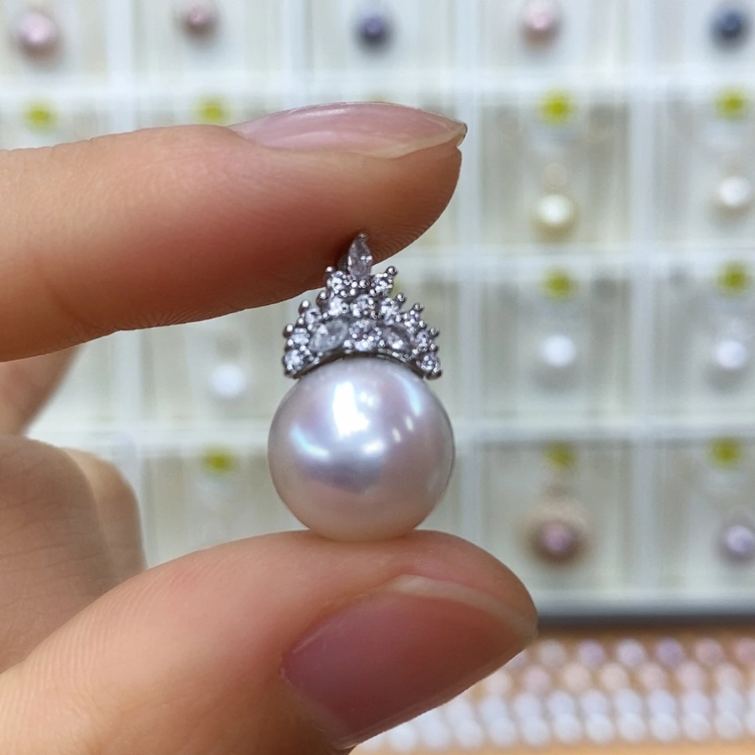 未镶嵌淡水珍珠吊坠(赠链)