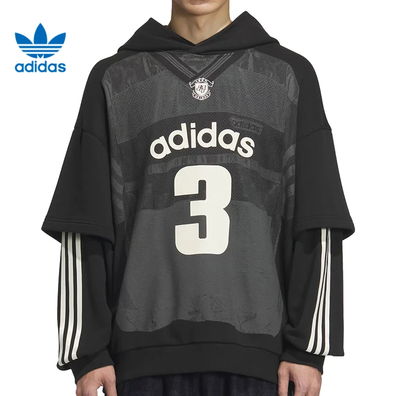 adidas阿迪达斯【环】三叶草男子运动休闲卫衣套头衫KC2607
