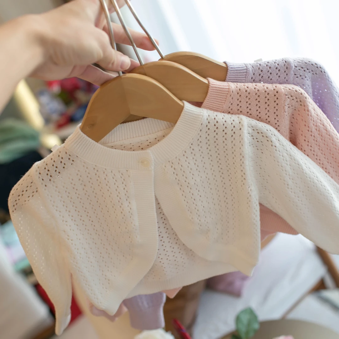 2025春夏款女童开扣小披肩