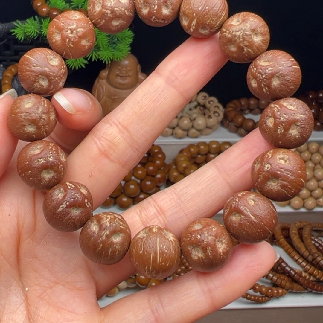 自***摇紫金鼠手串卡14+半实心原皮