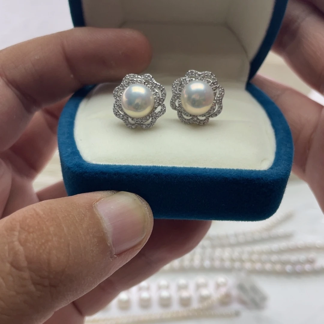 未镶嵌淡水珍珠耳饰