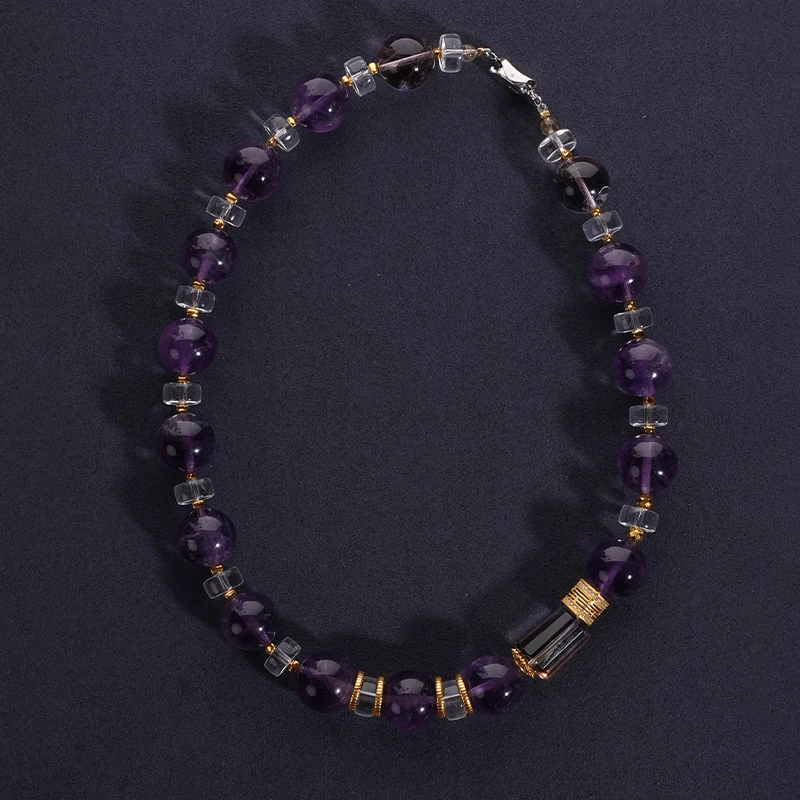 5183-4紫水晶增添优雅气质饰品（天然珠宝多样性发其一）