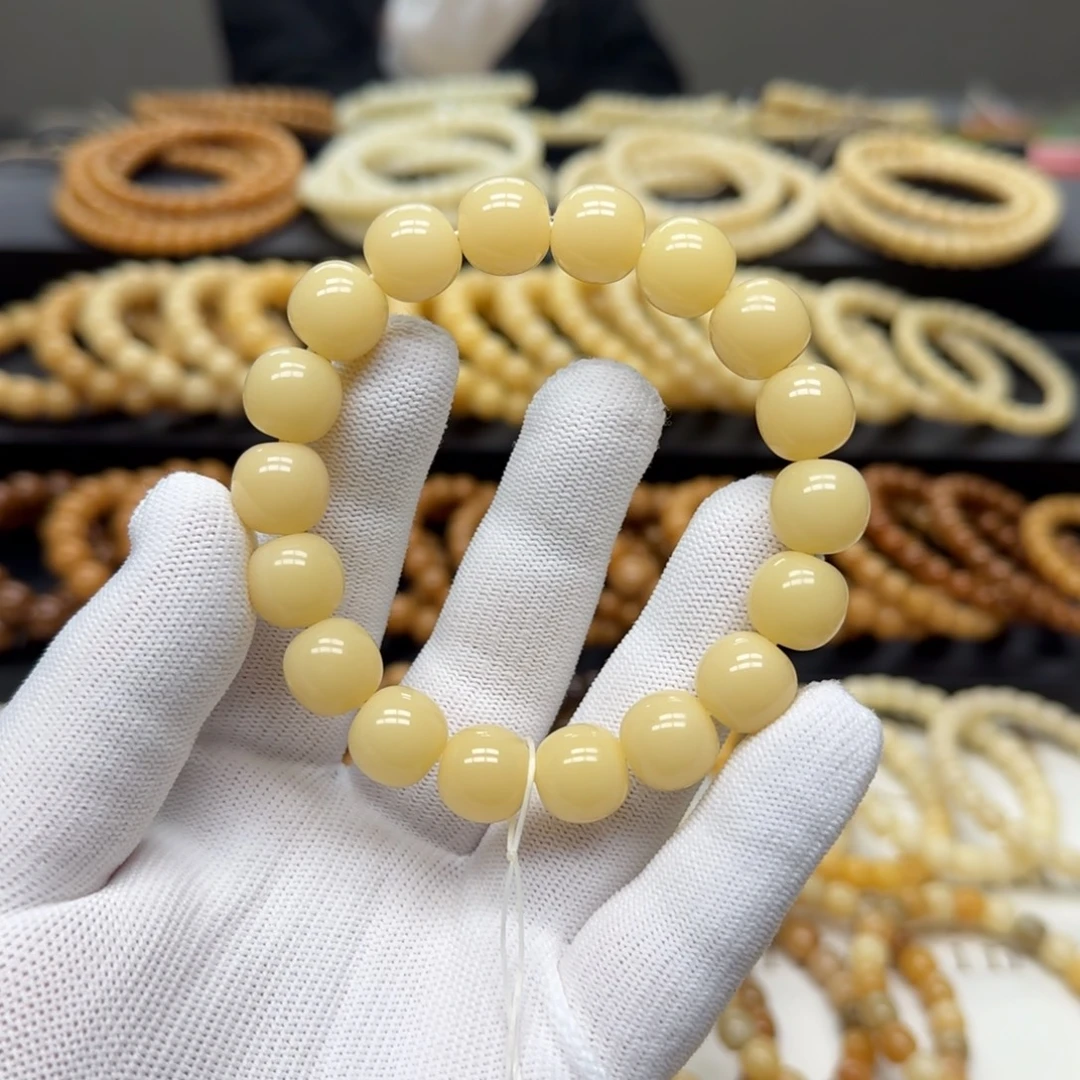 菩提根/象牙果手串卡13 珑珠 10年 精工