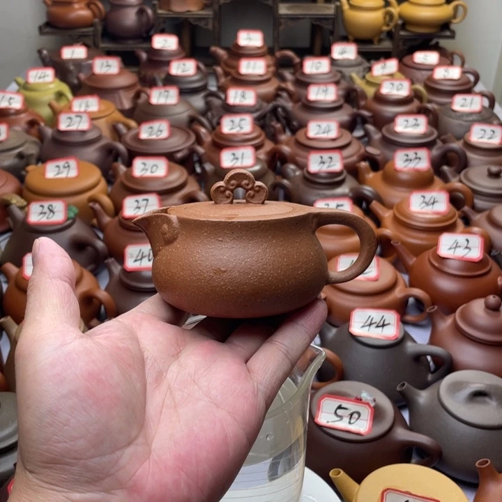 茶壶紫砂宜兴紫砂半手工