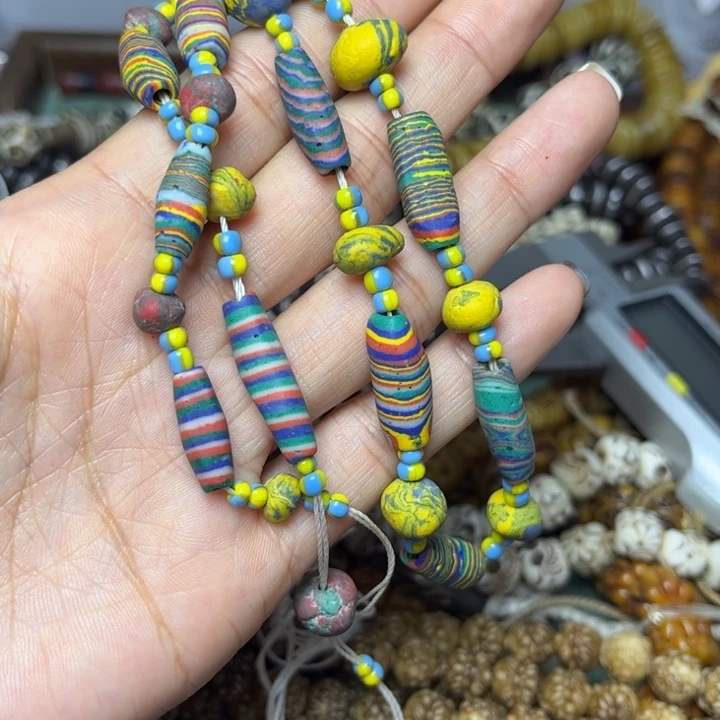 玻璃颈饰3860琉璃一条