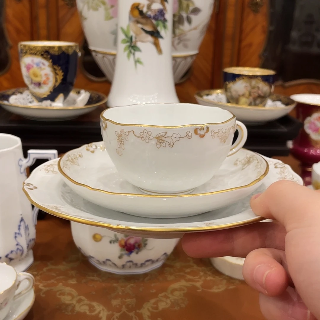 摆件中古二等红茶杯