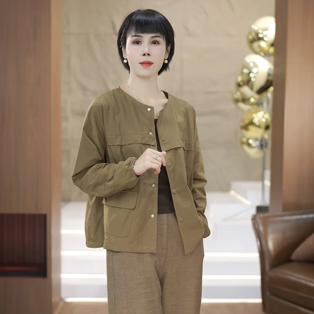 【渲渲推荐】XR-6039秋季气质休闲时尚分割线外套