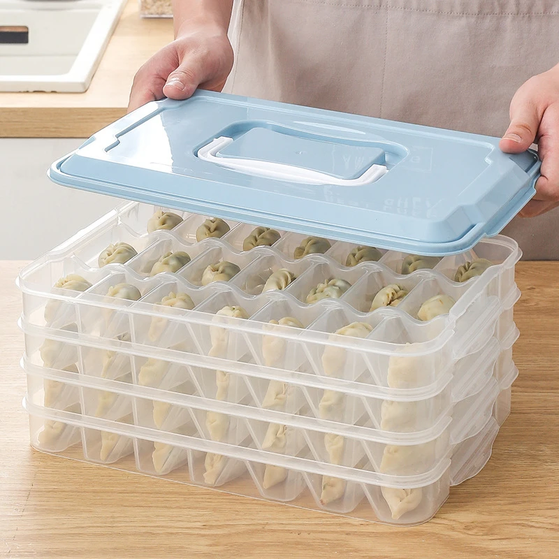 饺子收纳盒冰箱用饺子盒子冷冻盒子食品级馄饨水饺速冻盒抄手托盘