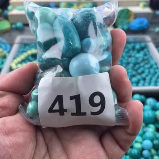 未镶嵌菱锰矿珠宝半成品
