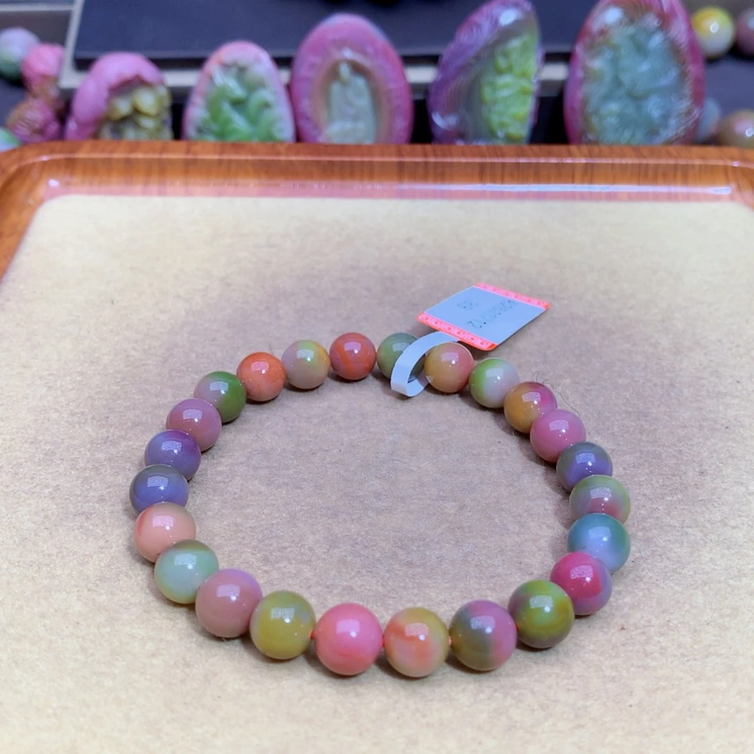 玛瑙未镶嵌手链盐源