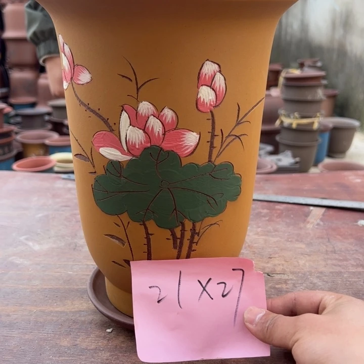 紫砂花盆紫砂花盆