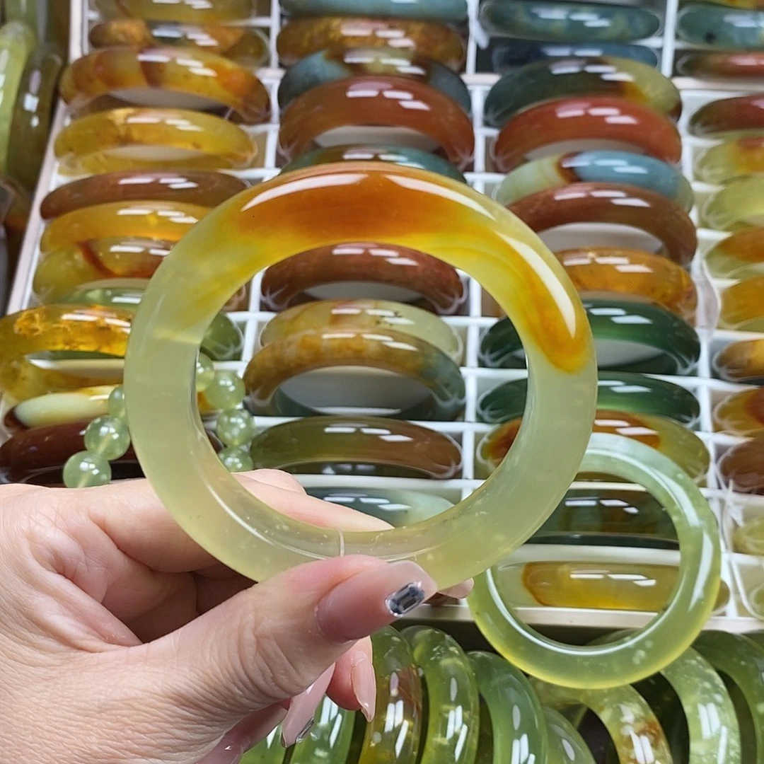 未镶嵌蛇纹石玉手镯番****）