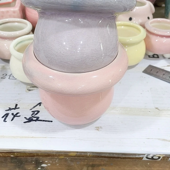 花盆陶瓷款式12包邮