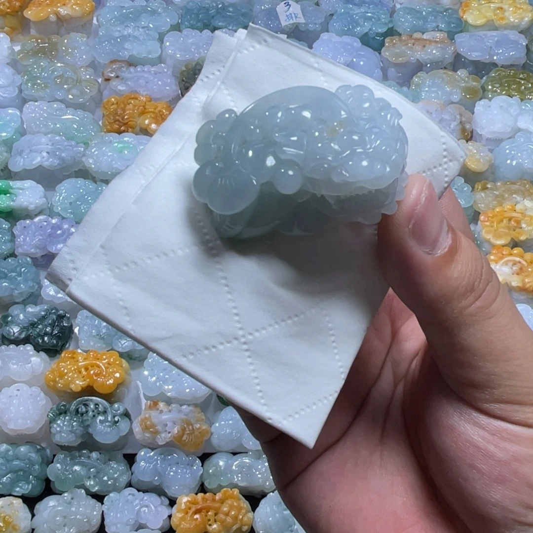 翡翠未镶嵌颈饰天然