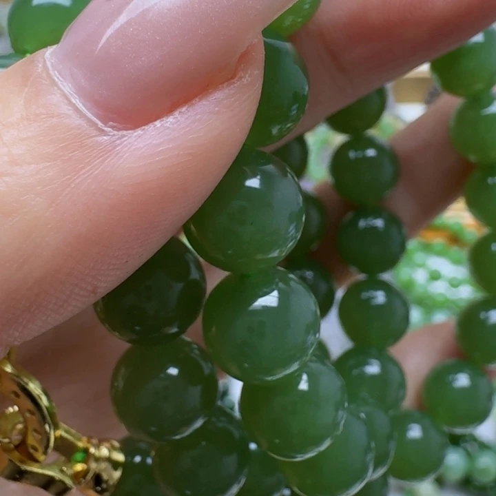 起***鸟和田玉未镶嵌手链