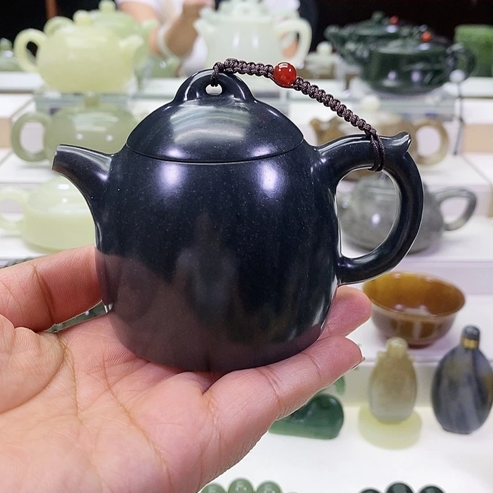 未镶嵌和田玉挂件茶壶