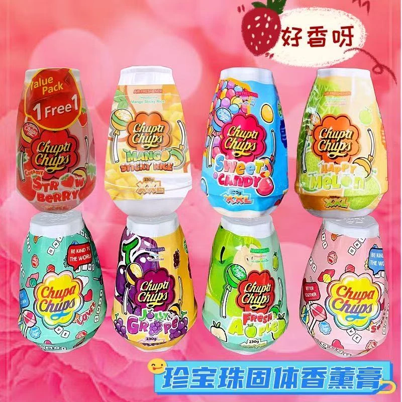 泰国珍宝ChupaChups固体香薰空气清新剂厕所除臭香薰水果味
