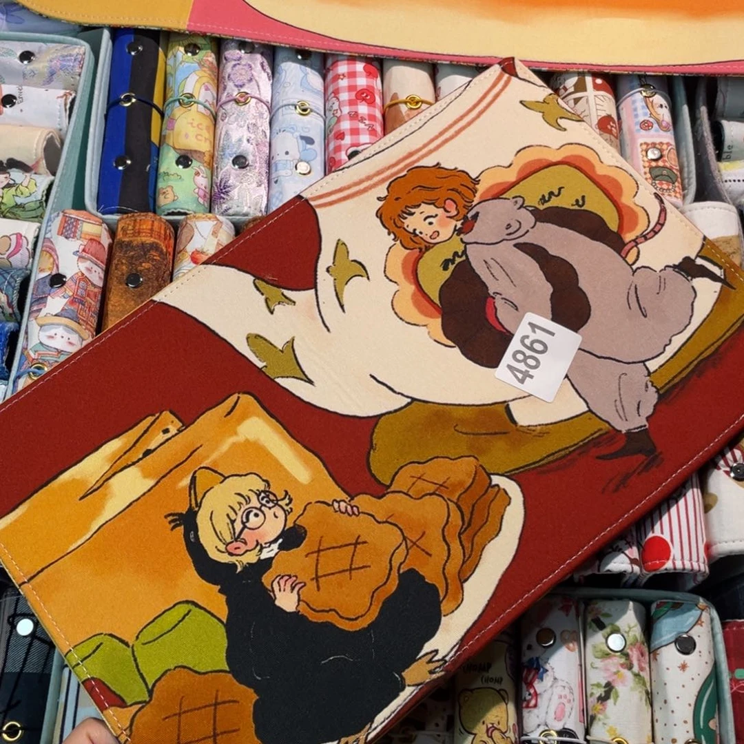 织绣A5 活页不加纸打孔4861