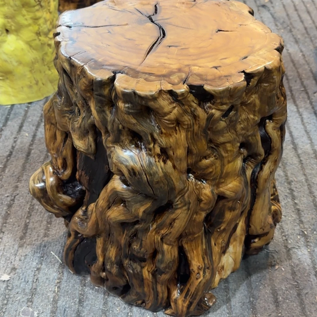 大***潘龙纹鸡心枣木手工艺品