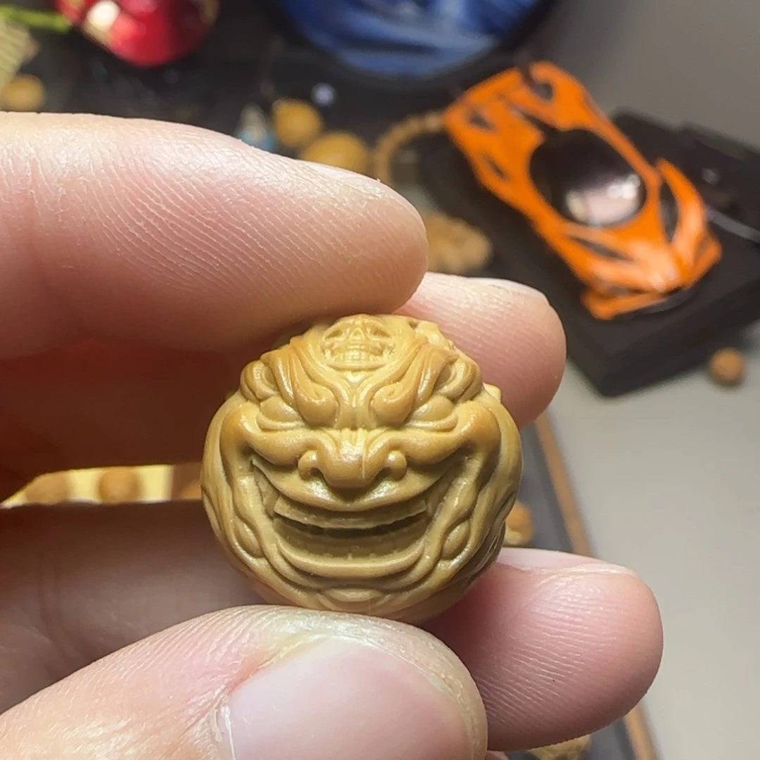 小***耶猴头核桃吊坠十一目