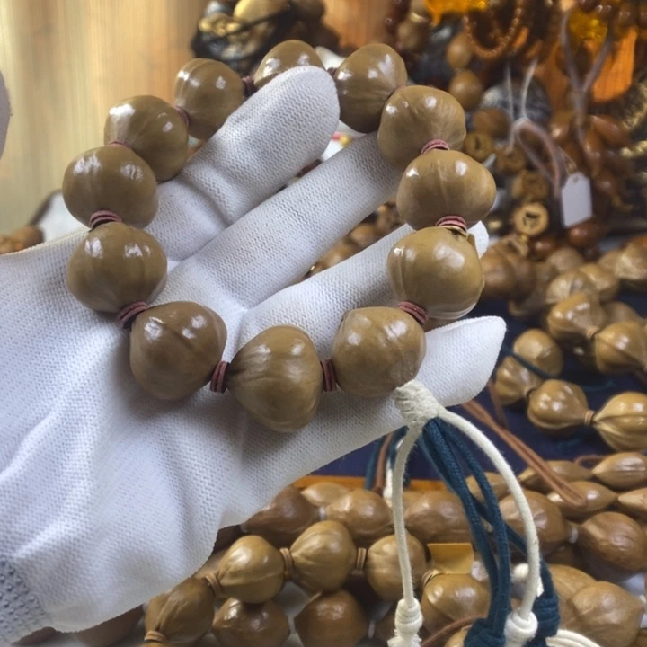 我***狗手串/手链橄榄核21-20三花素