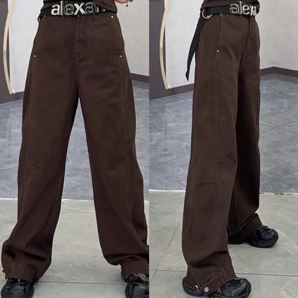 阿珍服饰店 新款时尚百搭牛仔裤裤#0055