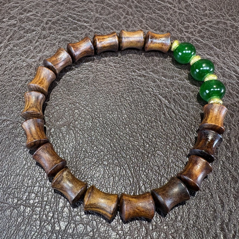 MK204花梨木竹节单圈手串（无礼盒）