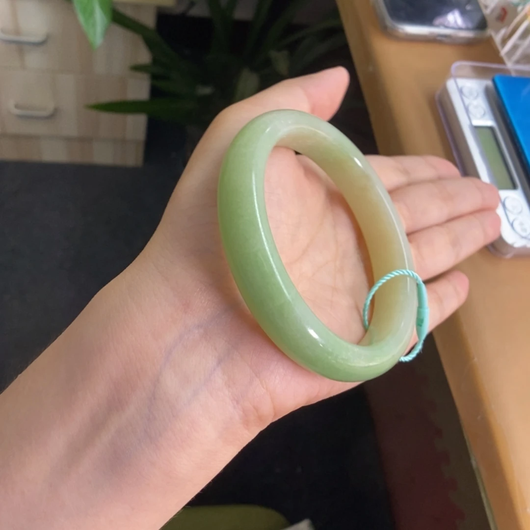 【闪购商品】和田玉（翠青玉）手镯未镶嵌5758