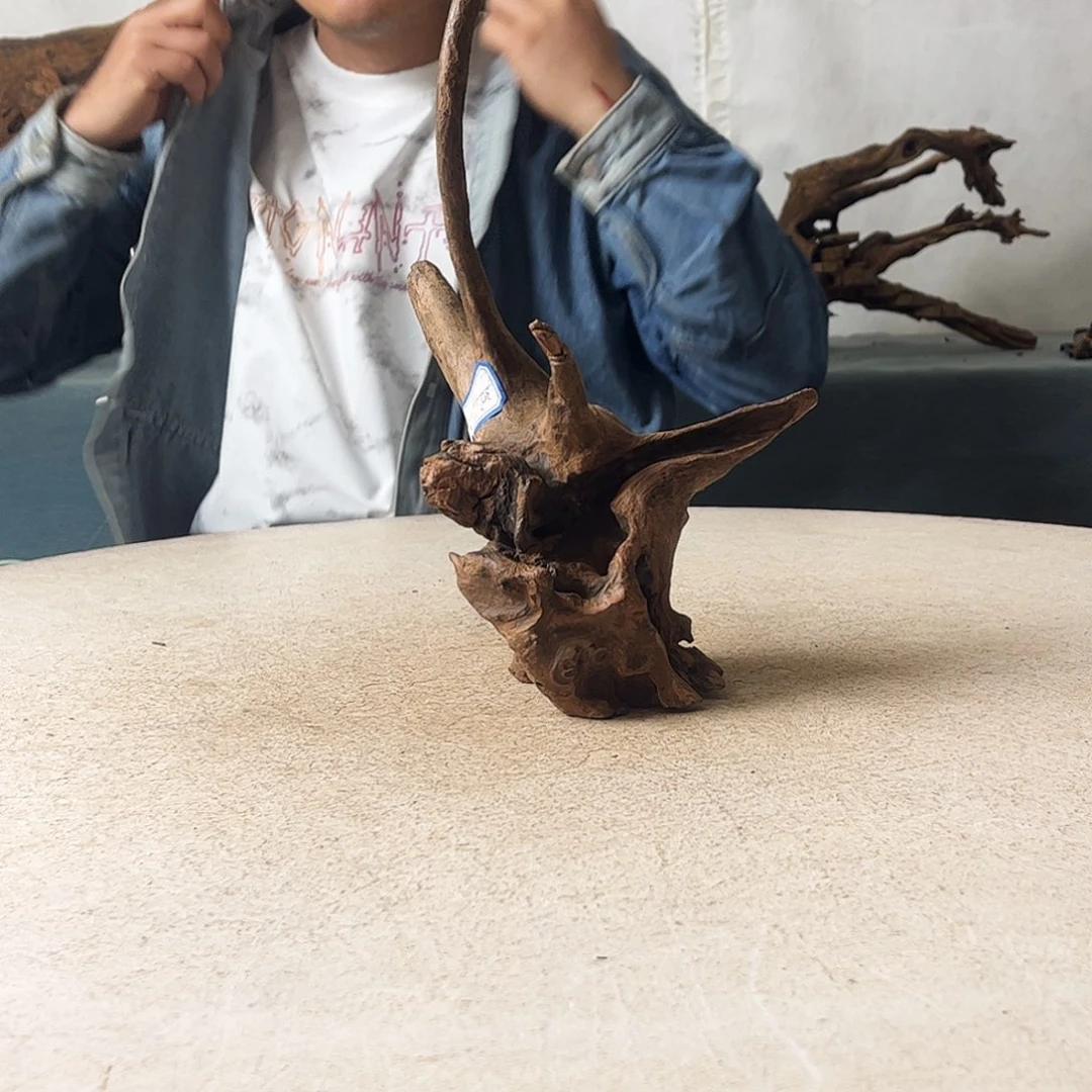 新年快乐沉木造景