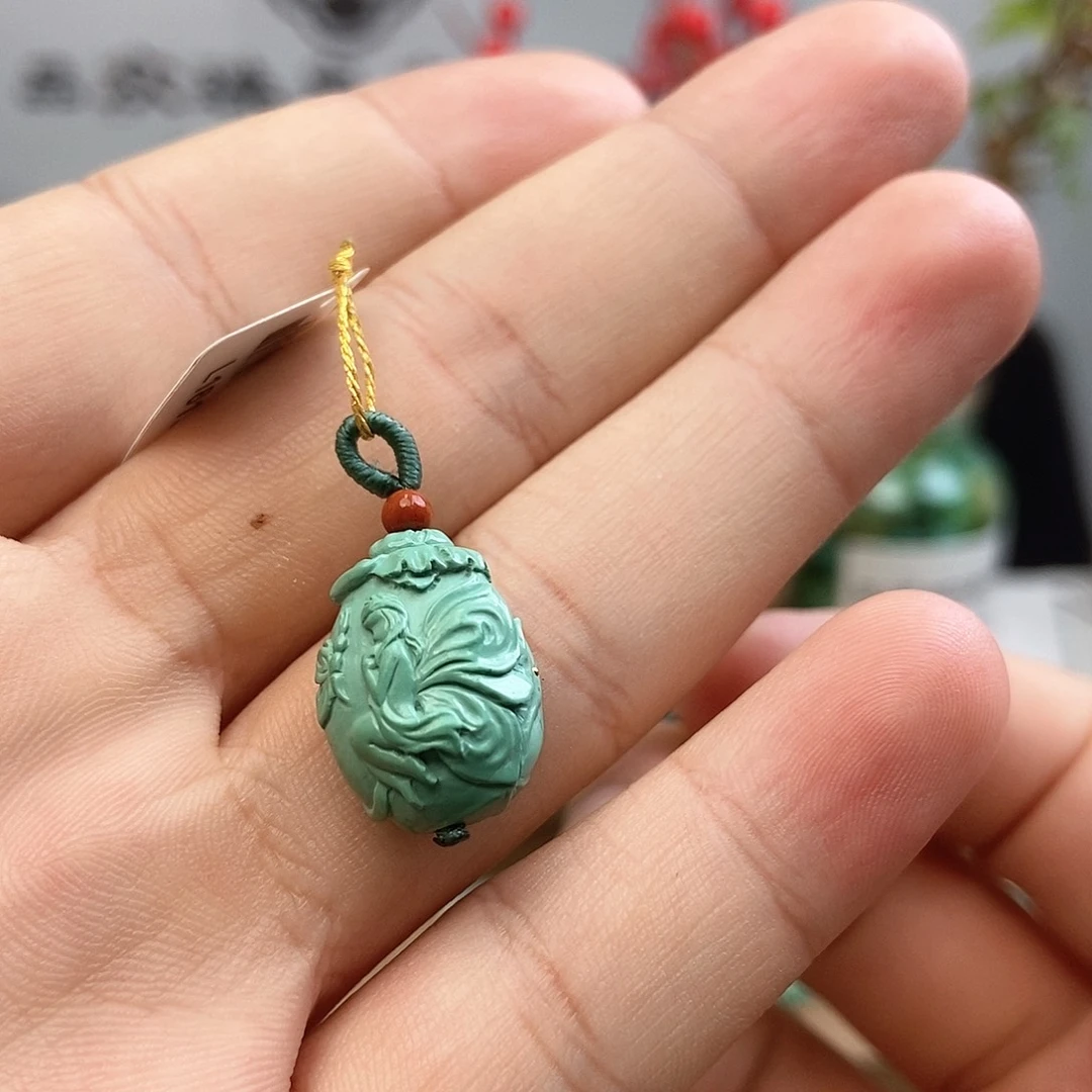 未镶嵌绿松石珠宝奇石蝴蝶仙子