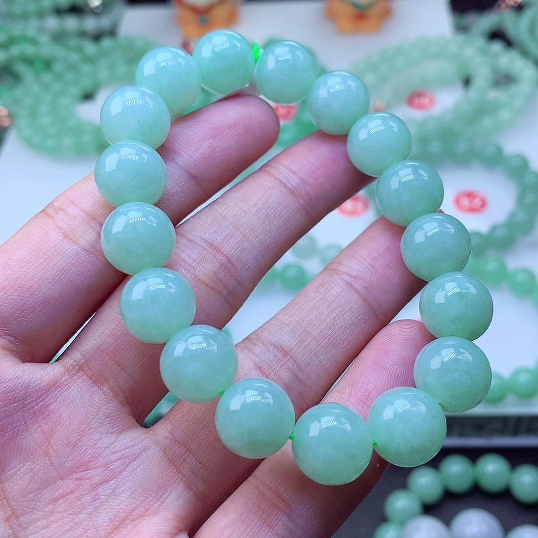 翡翠未镶嵌毛衣链
