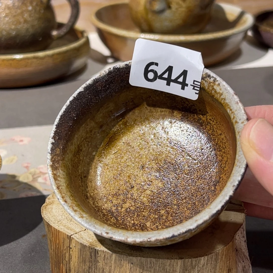 柴烧工艺，手工茶器，80毫升