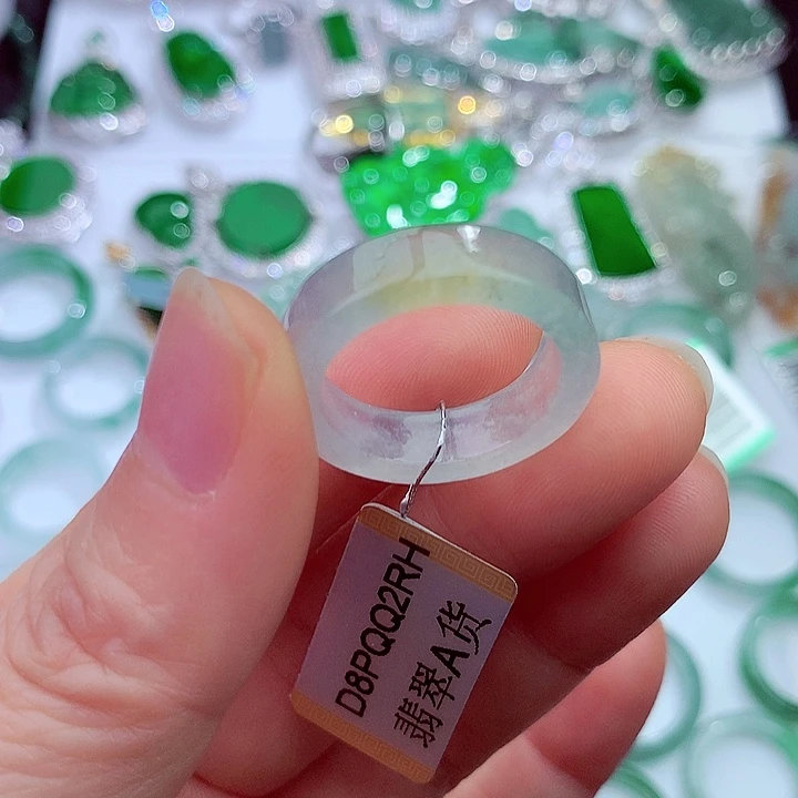 翡翠未镶嵌戒指天然翡翠