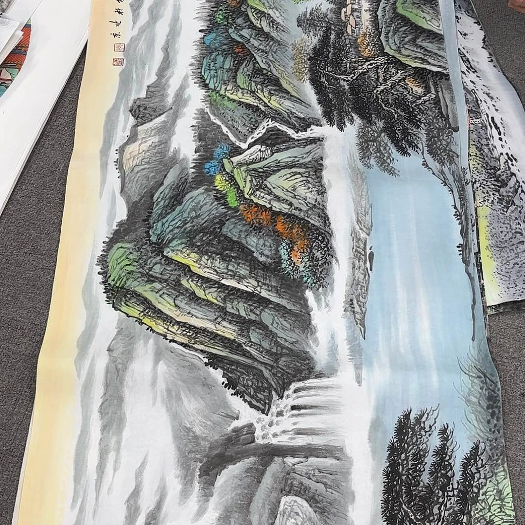 国画国画作品多次在