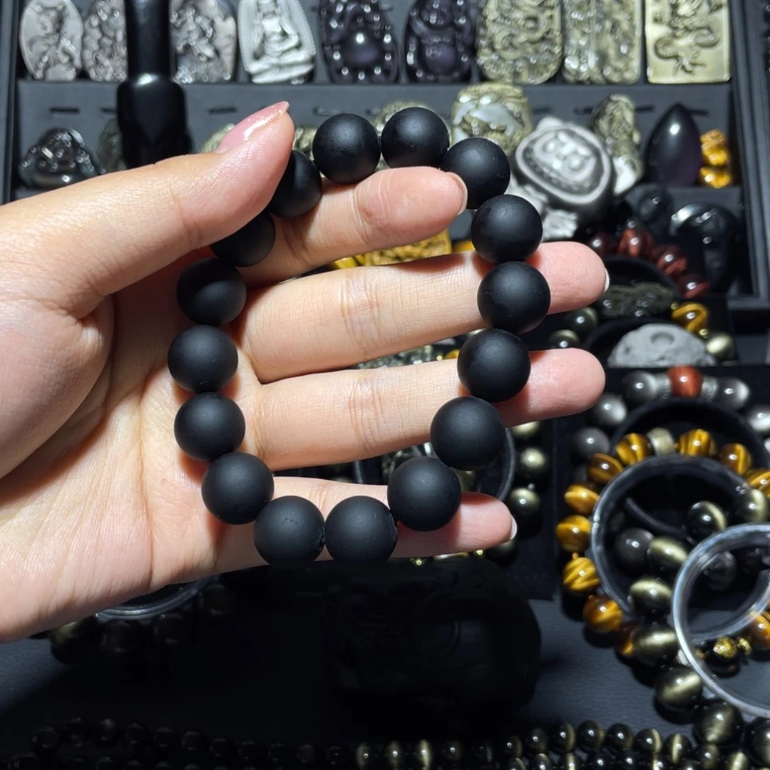 未镶嵌黑曜岩珠宝奇石一****