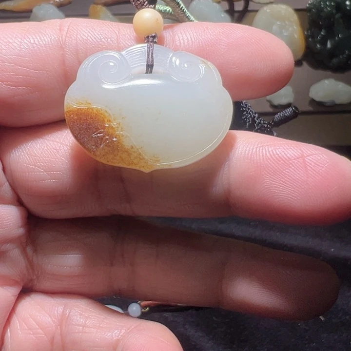 镜***^和田玉未镶嵌吊坠(不含链)