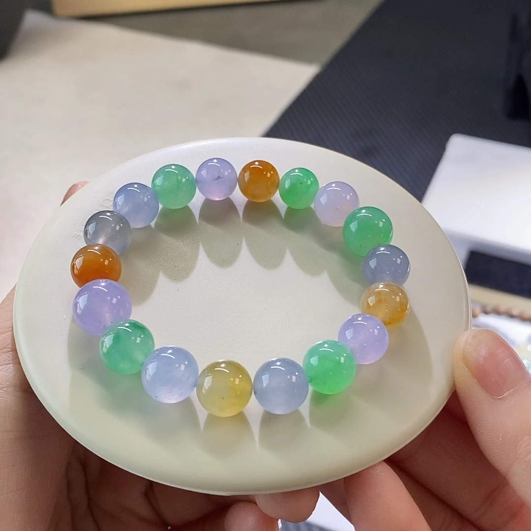 翡翠手链未镶嵌手串