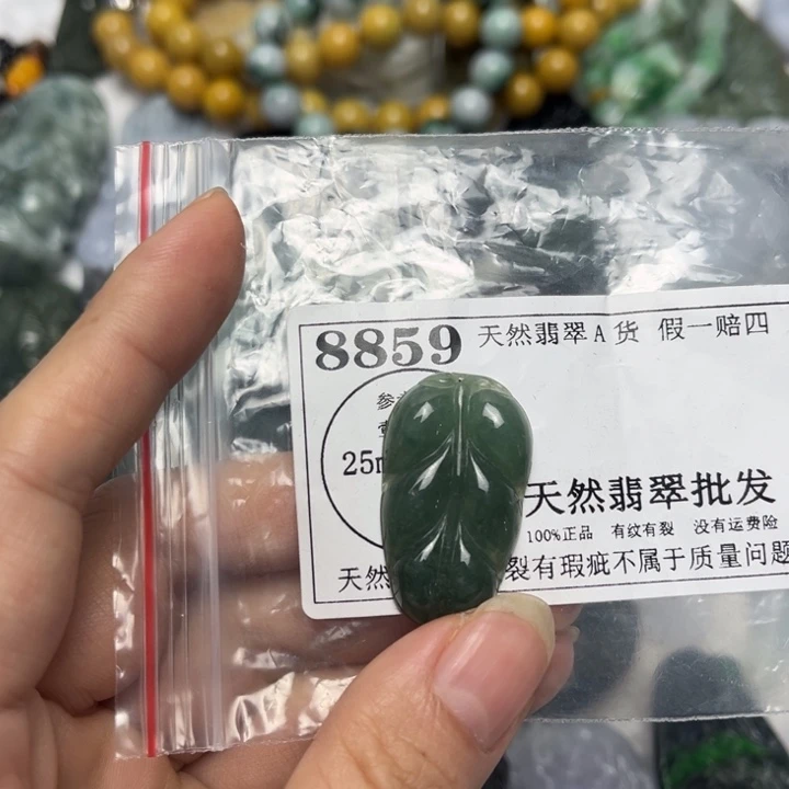 翡翠未镶嵌吊坠(不含链)8859