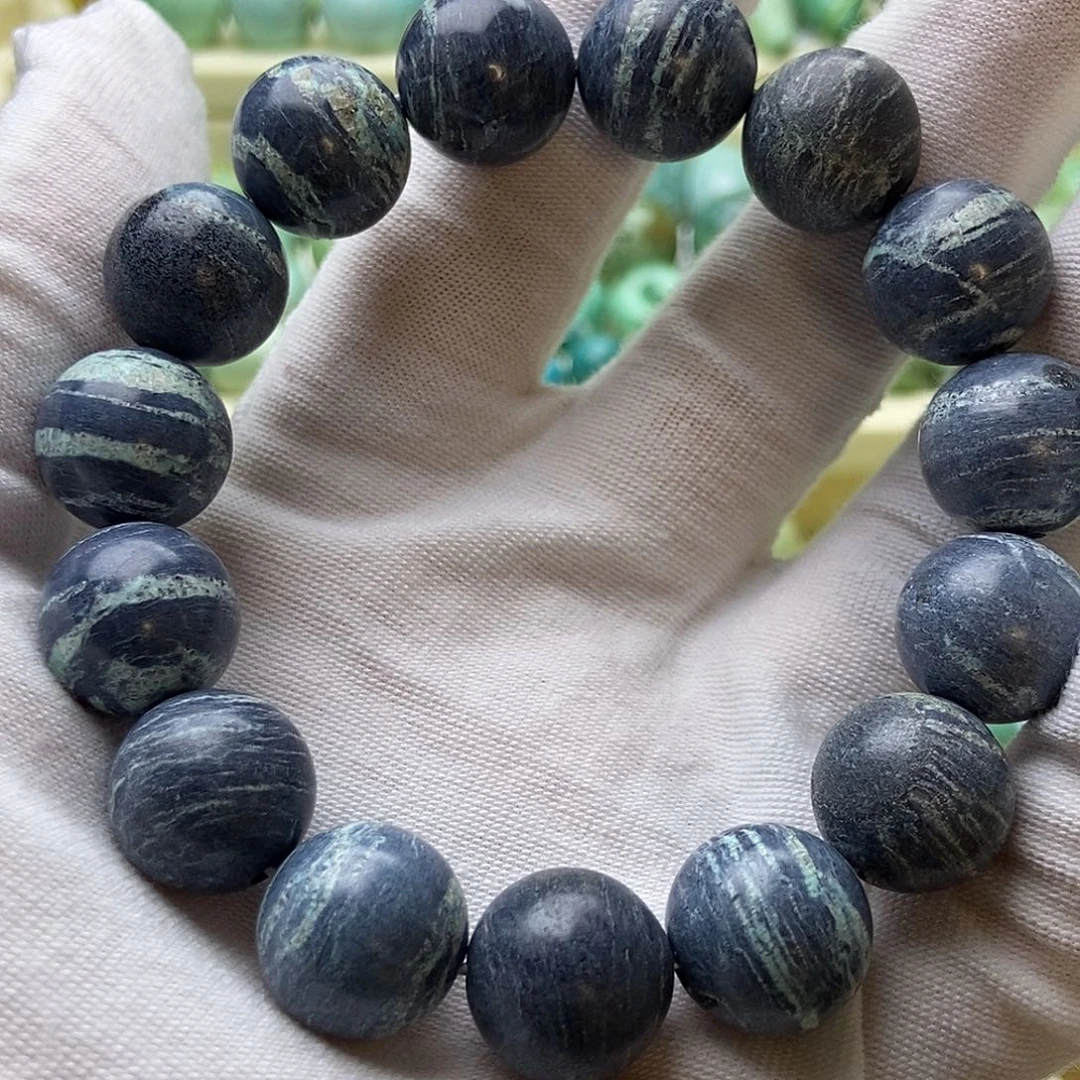 绿松石未镶嵌原矿松石手串