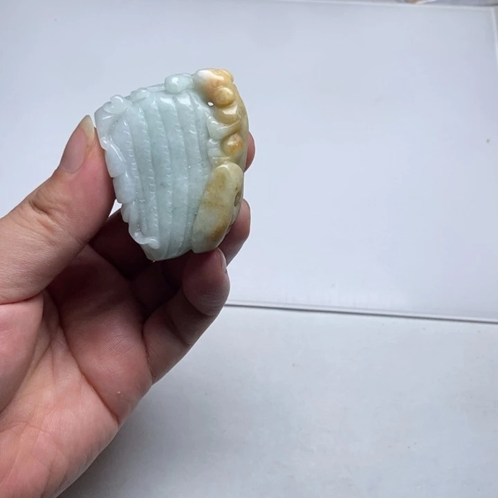 翡翠未镶嵌颈饰苦瓜3