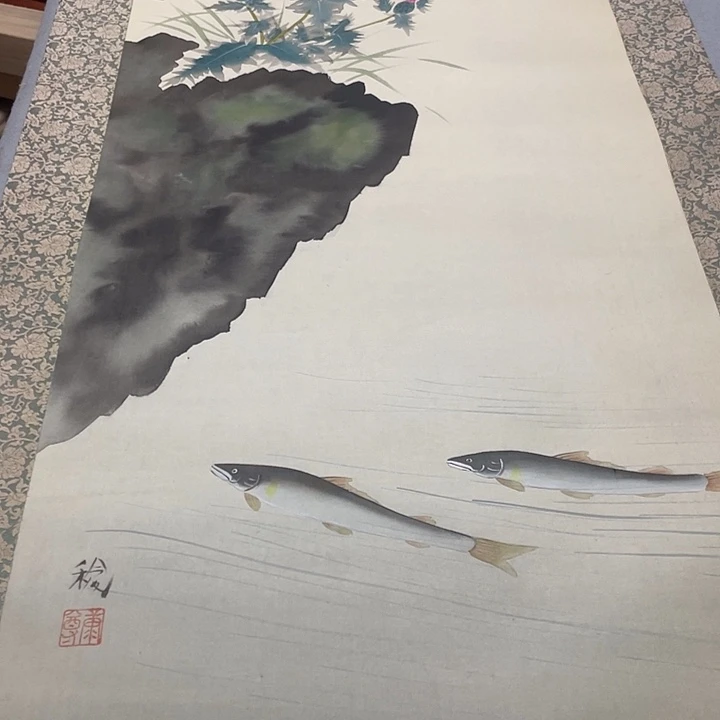 藏***6绢本你在干嘛呢我