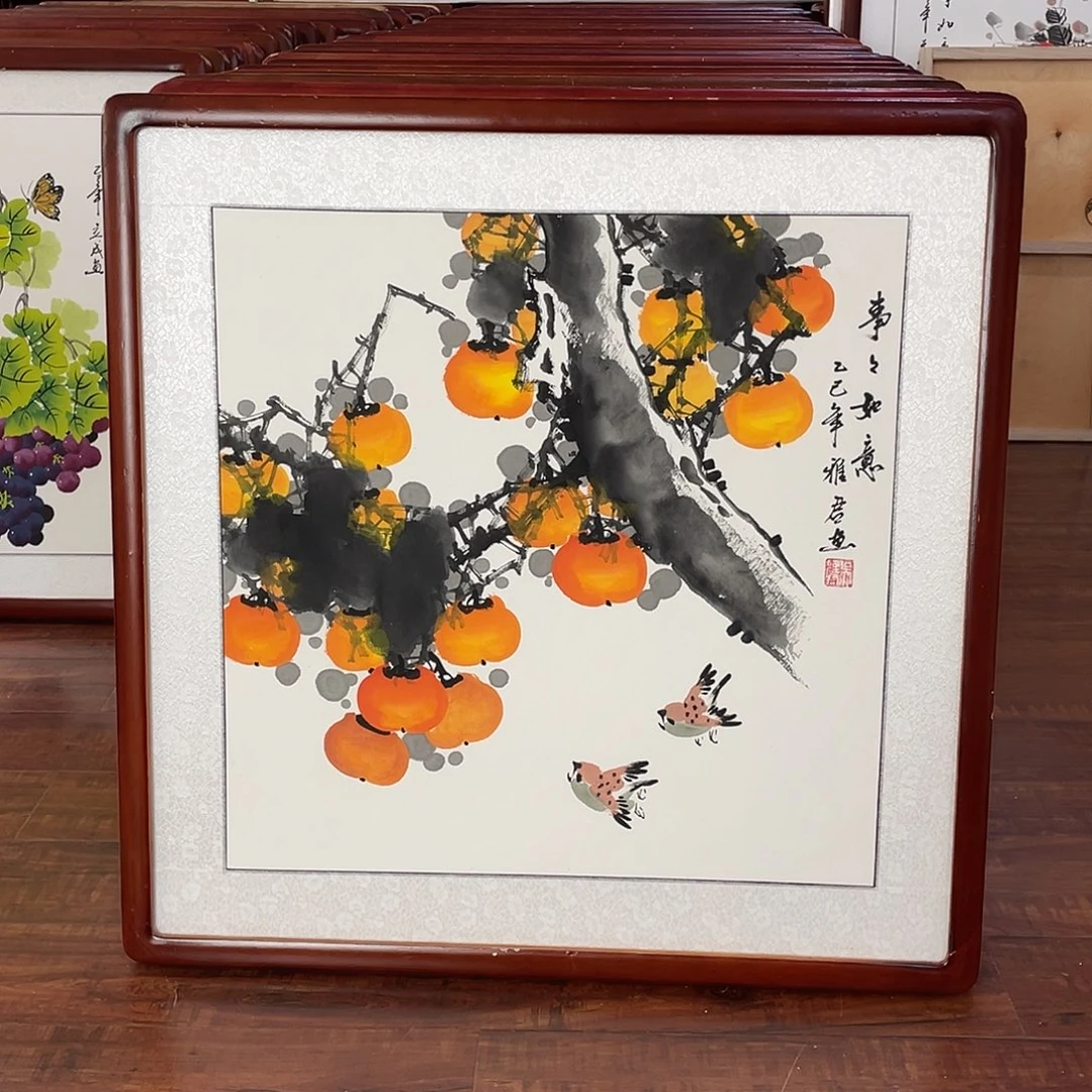 国画带框尺寸63*63厘米