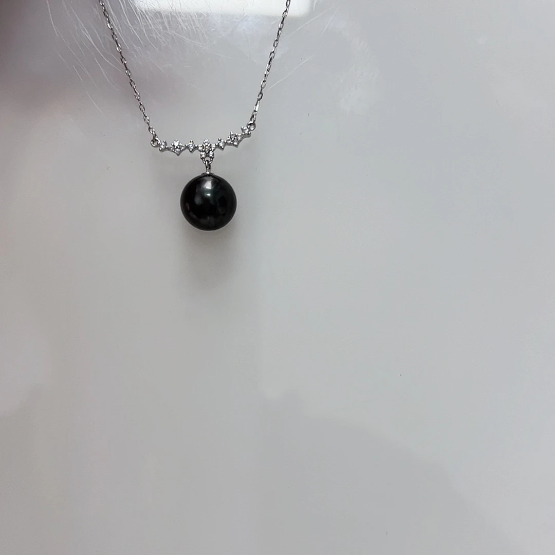 海水珍珠吊坠银S925镶嵌v 3249