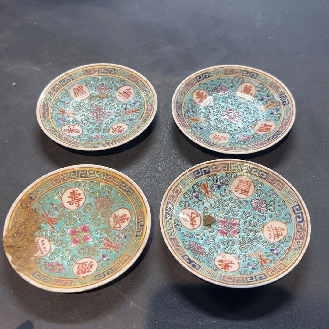 瓷片桃*1拾六家的瓷器瓷器